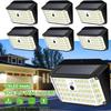 Solar Motion Sensor Lights 176LED Outdoor Waterproof Wall Lights 3 Modes Solar Security Lights Fence Yard Garage Deck