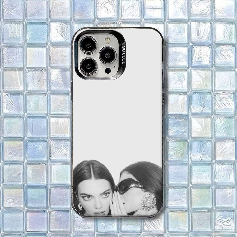Fashion Kendall Jenner Phone Case For iPhone 16,15,14,13,12,11,8,7,Pro,Max,Plus,Mini,XS,SE Shockproof Matte Cover
