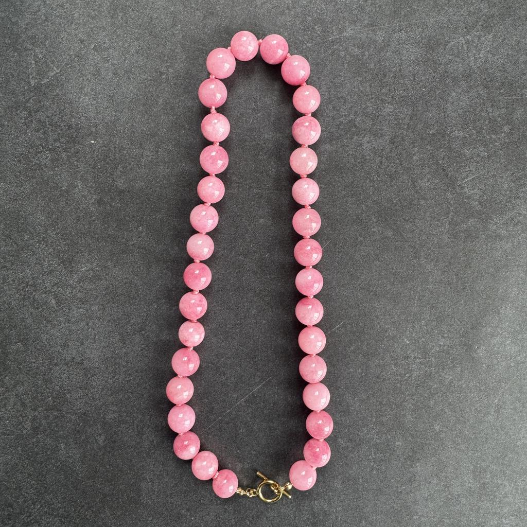New Arrival Custom Rainbow Bead Jewelry Colorful Natural Stone Necklace Chunky Gemstone Toggle Clasp Women Gift for Boutiques