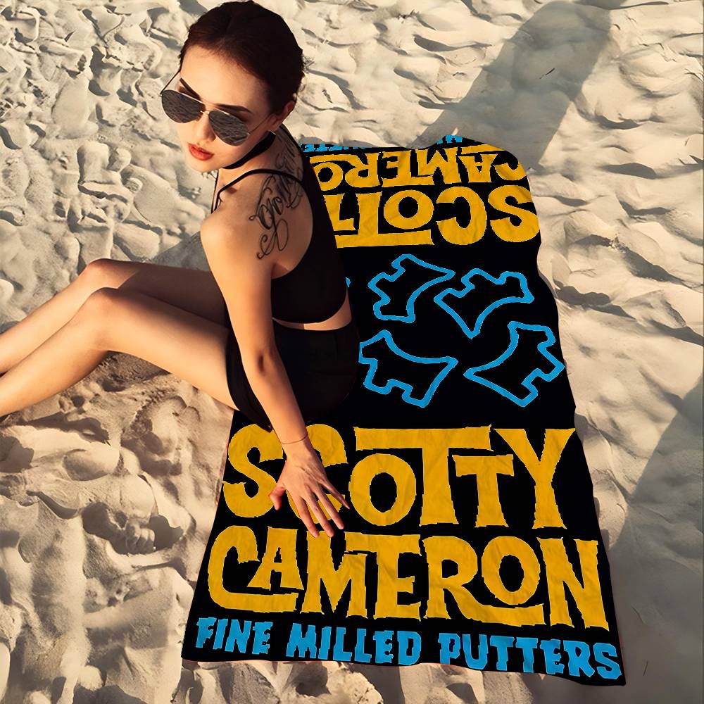 Golf S-Scotty C-Camerons Microfiber Blanket Quick Drying Beach Towels Oversized Printing Super Absorbent Pool Towel Blanket