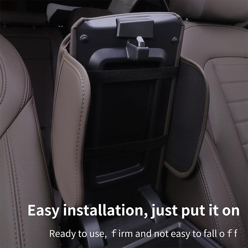 Car Center Console Cover Arm Rest Mat For Hyundai IONIQ Nexo Palisade Sonata Grandeur Tucson SantaFe Armrest Storage Box Cushion KK9