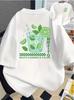 The Mojito Cocktail Graphic TShirt Casual Crew Neck Short Sleeve Top Retro Lime Mint PrintVersatile Summer Daily Fashion Tee