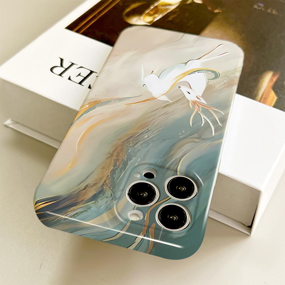 Универсальный чехол для телефона с пленкой и мультяшным модным дизайном, твердый чехол с полным покрытием, защитный чехол для камеры для iPhone, Samsung, Xiaomi, Poco, Redmi, Huawei, Honor