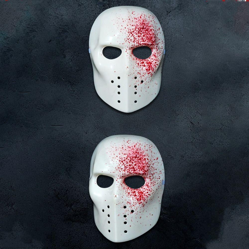 Party Mask Props Hockey Mask Cosplay Headwear Halloween Mask Creative Cosplay Mask Christmas