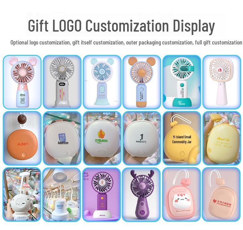 Portable USB Charging Desktop Fan - Cute and Fun for Dorms, Offices, and Students