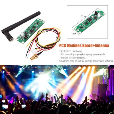 Беспроводной DMX512 2.4G светодиодный сценический свет PCB модули плата светодиодный контроллер передатчик приемник с антенной