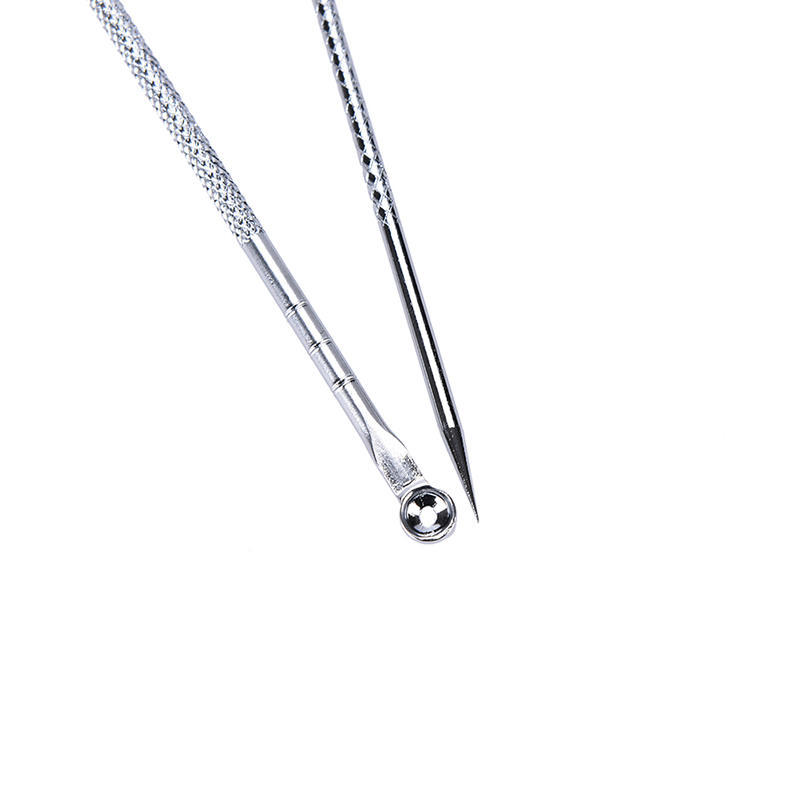 2 шт. двухсторонний набор инструментов для удаления черных точек, экстрактор прыщей, прыщей и прыщей