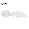 Small Pet Halloween Costume Dinosaur Skeleton Cat Costume, Plush Hood Outfit, Cute Spooky Easy Slip-on Apparel for Kittens Trick or Treat, Funny