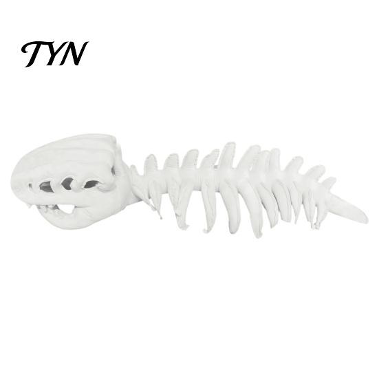 Small Pet Halloween Costume Dinosaur Skeleton Cat Costume, Plush Hood Outfit, Cute Spooky Easy Slip-on Apparel for Kittens Trick or Treat, Funny