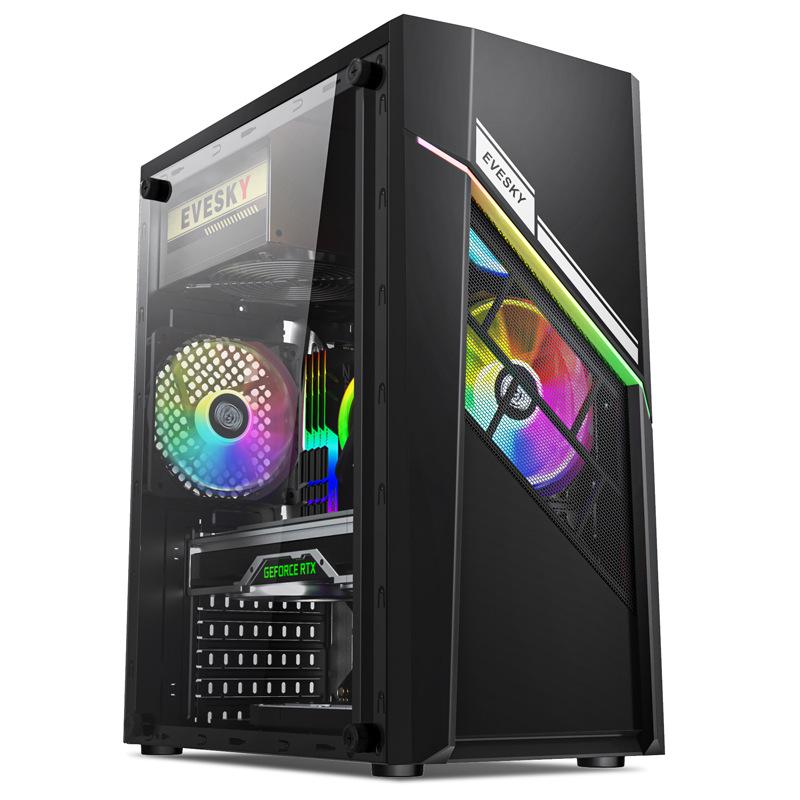 Новый корпус для игрового ПК Lingzhi Side-Transparent от CrossBorder — настольный компьютер с водяным охлаждением и сетчатым дизайном