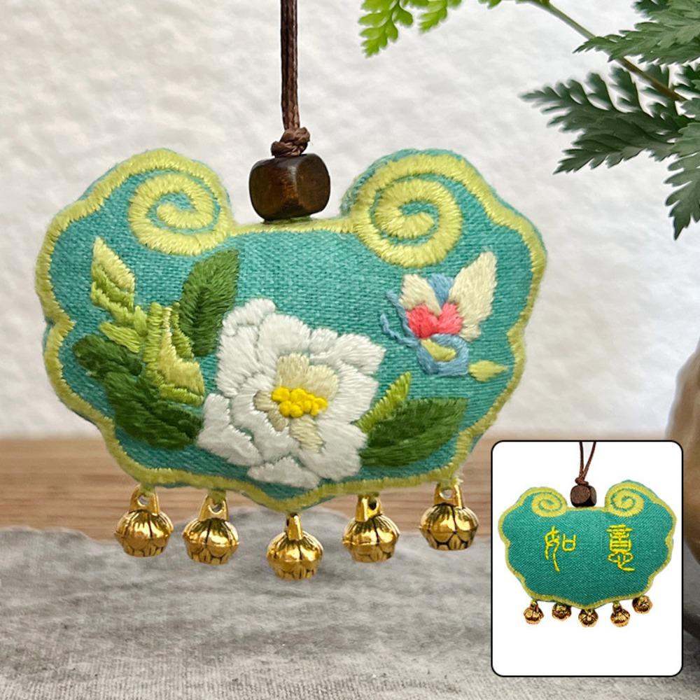 Handmade Embroidered Lucky Bag DIY Kits Hand-stitched Embroidery Set  Beginner