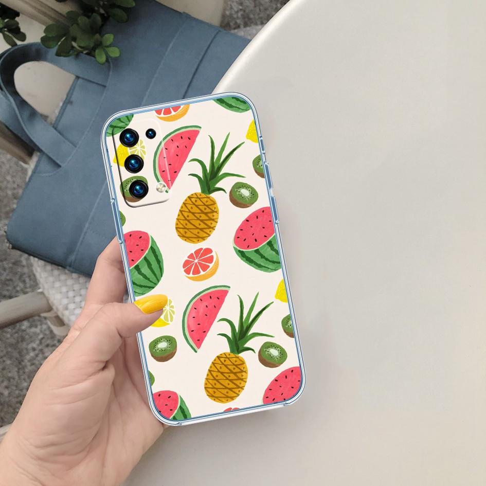 LO21 Мультяшный чехол-арбуз для LG K22 K30 K40 K40S K41 K42 K50 K50S K51 K51S K52 K61 K62 K71 K92 Q60 Q61 V40 V50 V60