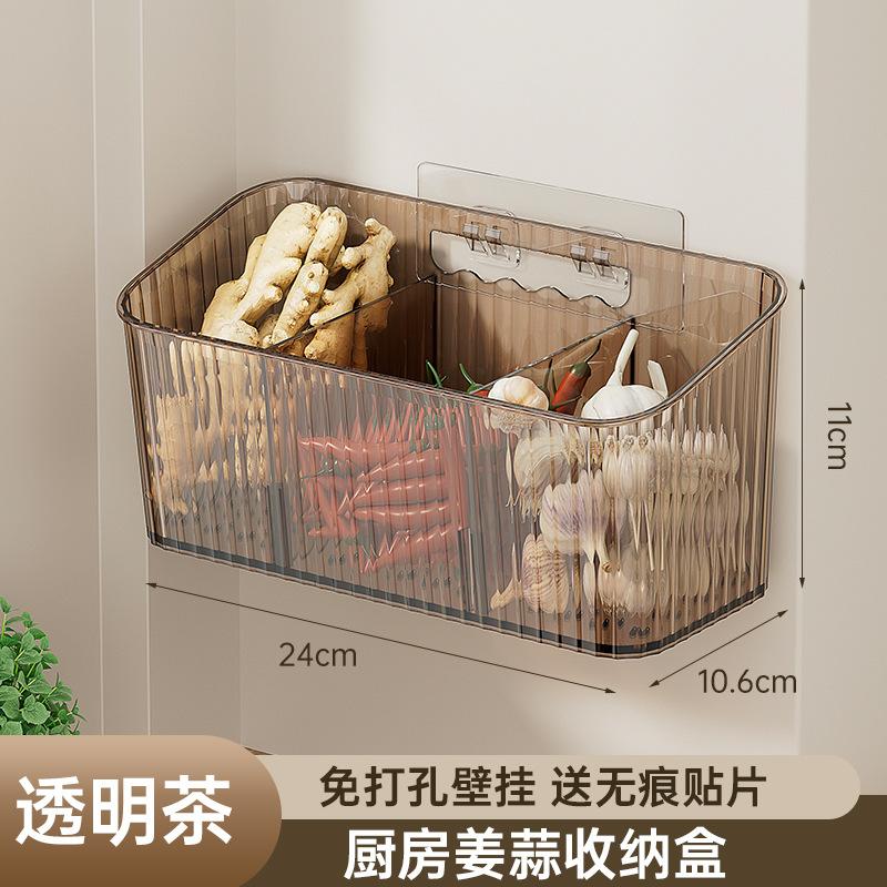 Стеллаж для хранения Без перфорации Настенная полка Раздельное хранение Пластиковая пленка Хранение в фольге Коробка для хранения на дверце кухонного шкафа