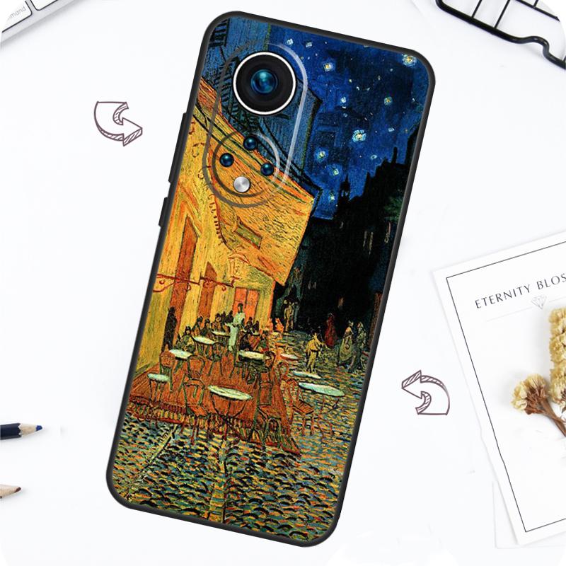 Кейс-масленка Ван Гога для Honor Magic 7 5 6 Pro Honor 200 Pro X9b X9a X8b X8a X8 X9 X9c 50 70 90 Lite Чехол