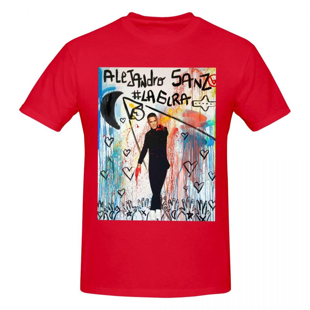 Rapper Alejandro Sanz 2026 T Shirts Graphic Y2k Unique Crewneck Unisex Wounisex Tshirt Clothes
