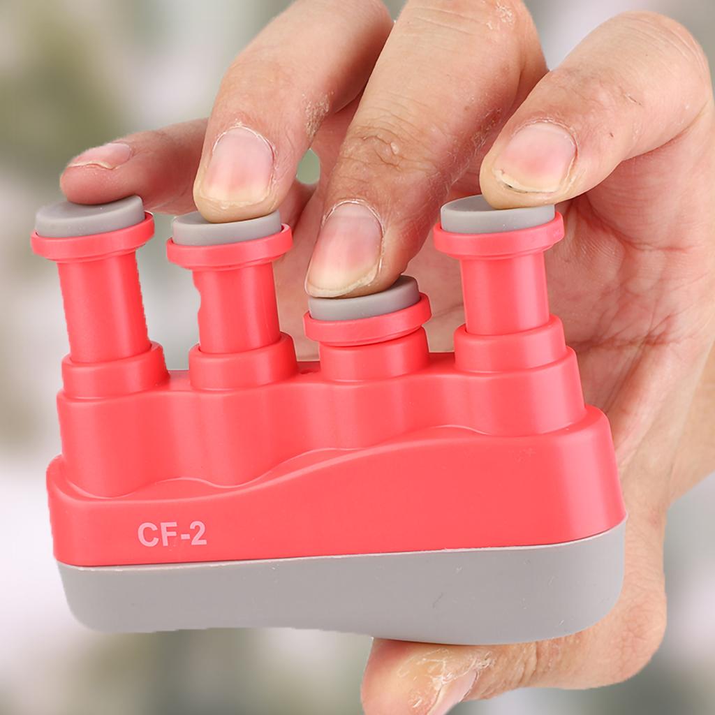 Детский тренажер для тренировки силы пальцев рук и хвата для фортепиано и гитары(красный)