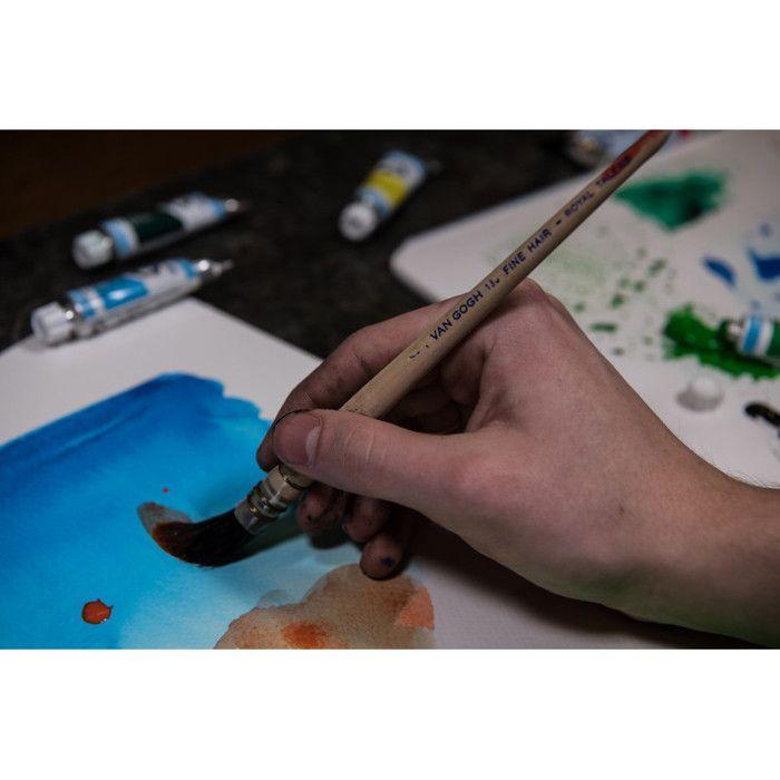 Bloc d'aquarelle - Van Gogh - 18x24cm - 12 feuilles - 300g - Blanc