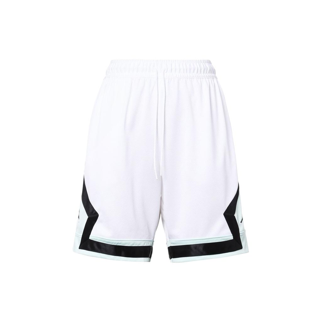 Jordan Jumpman Diamond Mid-Rise Loose Basketball Shorts Men Bottoms White CV6023-101