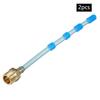 2 Pcs Cleaning Gun Pipes Car Accessories Liquid Water Pipe Hose Tube Connector Copper for Tornador Cleaning Wash Washing