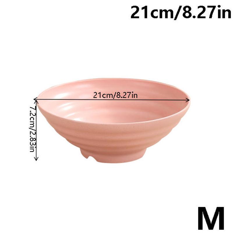 7-10 дюймов Небьющаяся японская миска для рамена, лапши, каши, супа, салата. Кухонная столовая посуда. Безопасна для микроволновой печи и посудомоечной машины