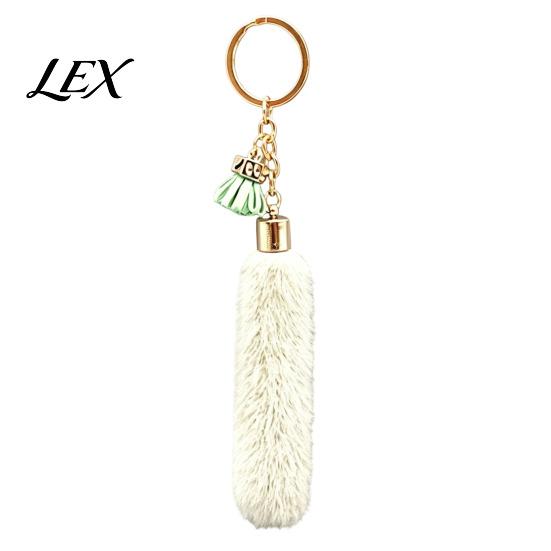 Plush Tassel Keychain for Backpacks, Soft Car Key Ring Bag Accessories Decorative Pendant, Backpack Handbag Purse Charm Keys Pendant