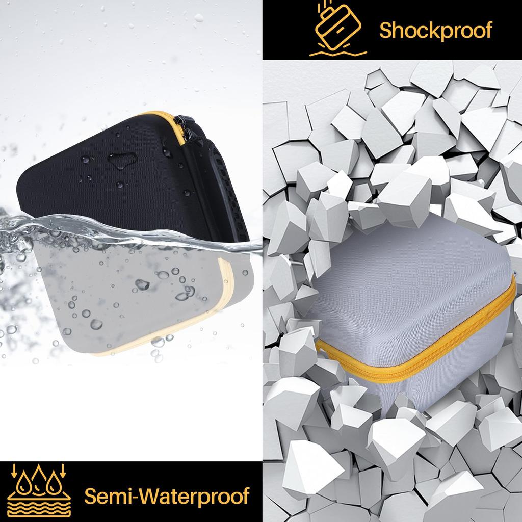 Принтер для смартфонов KODAK Dock Plus, совместимый с защитным чехлом для хранения Lebakort (Черный чехол)