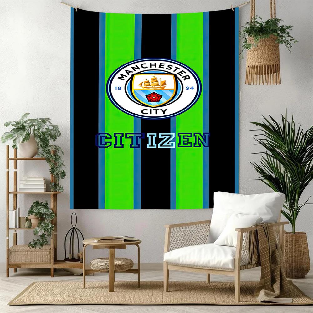 First Place Manchester City Fc Wall Decor Tapestry Art For Pet Memorial Birthdaywedding Party Backdrop Family Gift