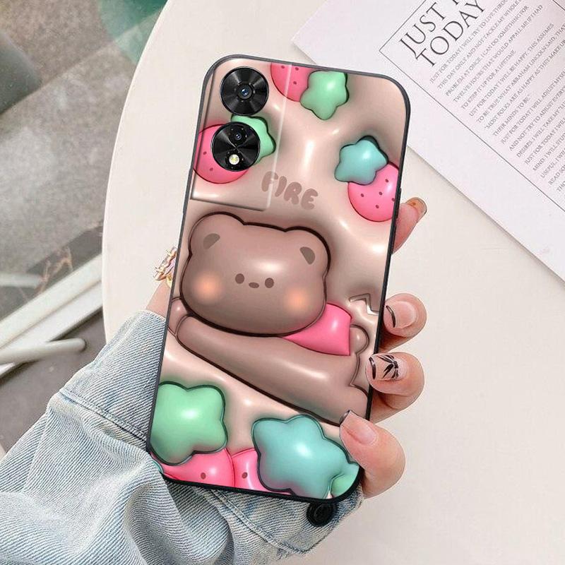 For TCL 50 SE Phone Case astronaut Silicone Camera Protection Back Cover For TCL 50 5G 505 501 503 502 Funda Coque Colorful
