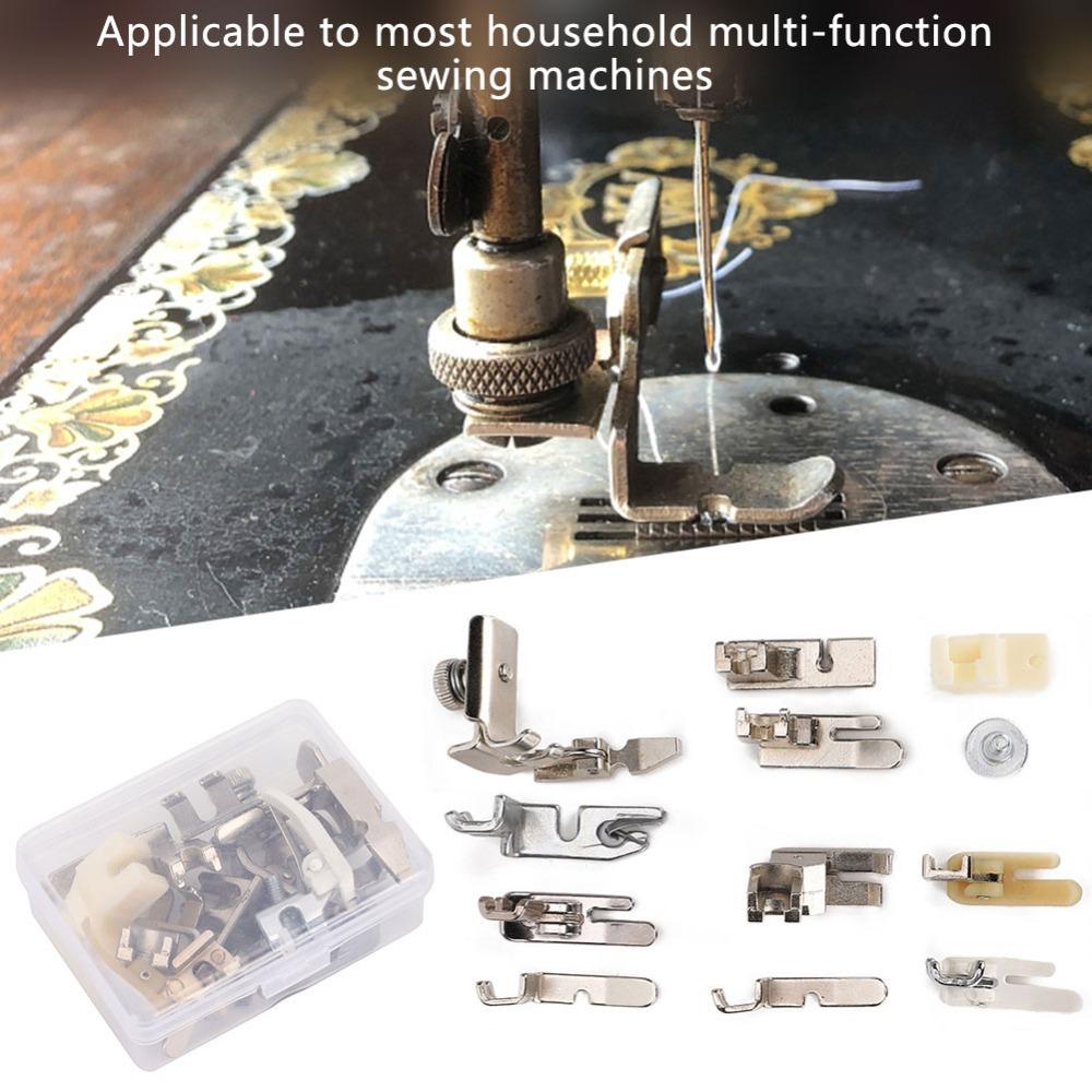 12 шт. Универсальный набор для швейной машины Прочный Профессиональный Набор прижимных лапок для шитья Бытовой DIY