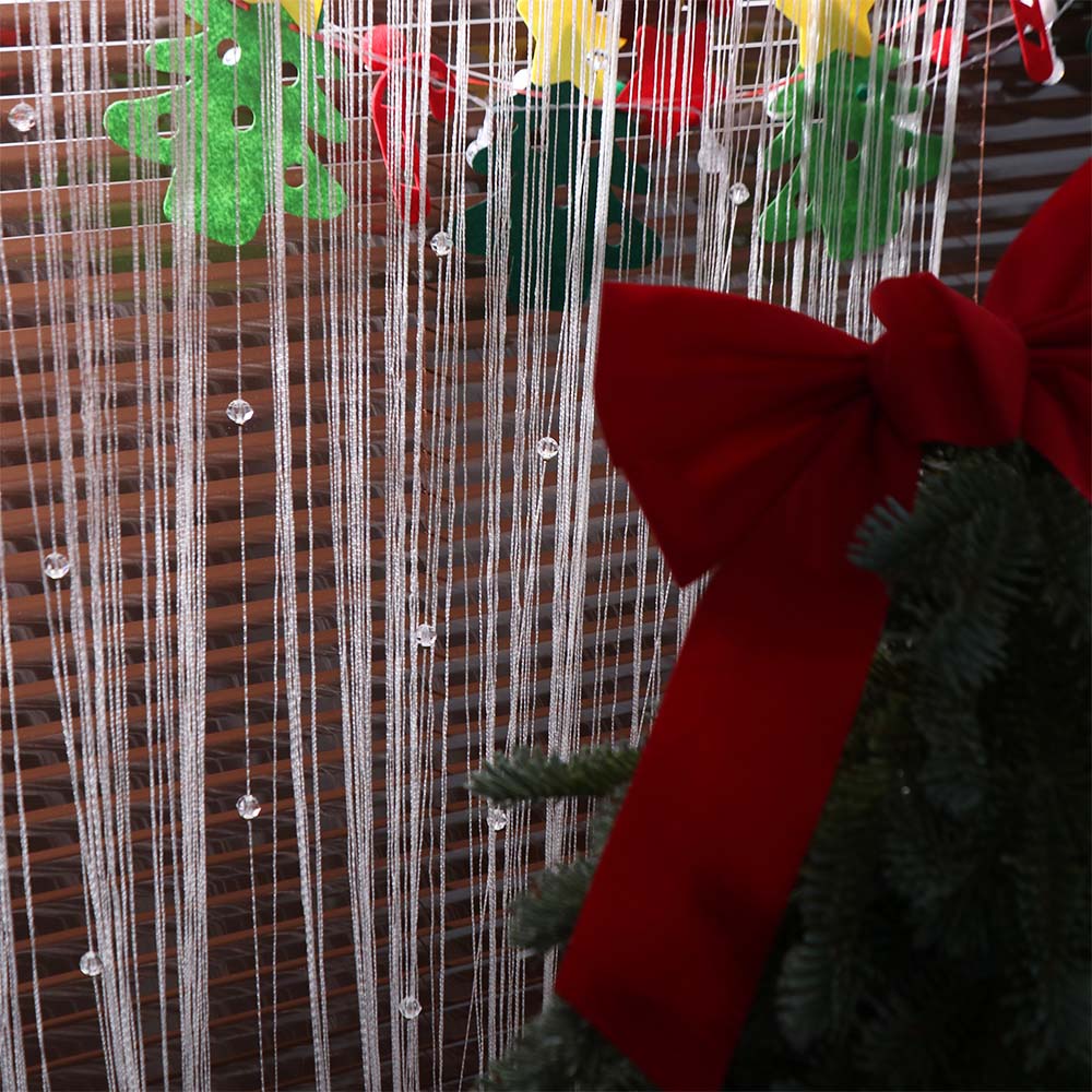 Разделитель комнаты Кристалл Бусины Шторы-нити Блестящие Кисточки Оконные Шторы Дверные Шторы Домашний Декор
