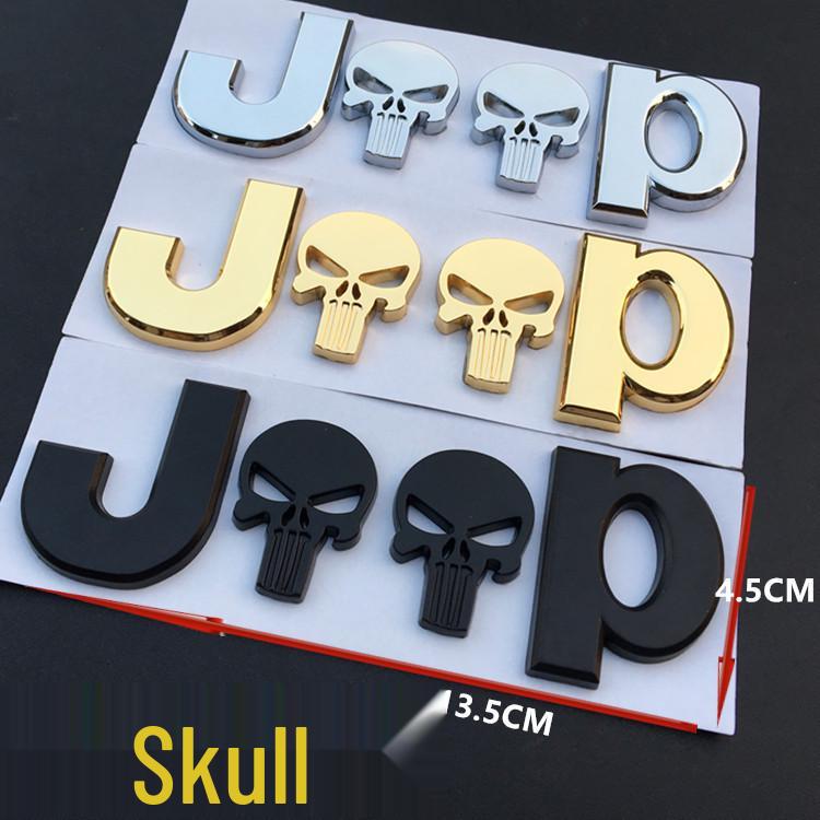 Jeep Wrangler Compass Cherokee Renegade Металлический Кузов & Задний Значок Наклейка на Автомобиль