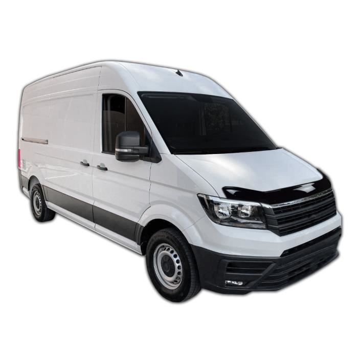 Дефлектор капота - SCOUTT - Volkswagen Crafter - Пластик ABS - Легкая установка - Черный