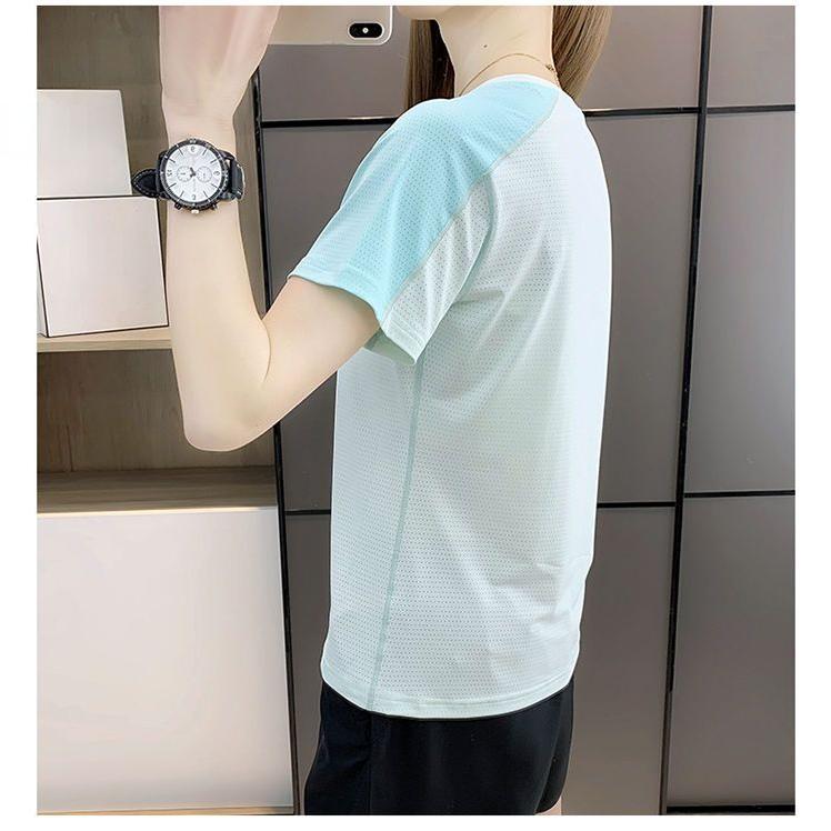 Quick-Drying and Breathable Short Sleeve T-Shirt for Women, UV-Protective Outdoor Sportswear
