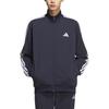 adidas Полосатая куртка с длинным рукавом и вышитым логотипом 3S Мужские куртки KR6430