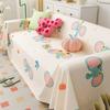 Summer Ice Silk Sofa Cover Cloth Light Luxury High-Grade Cream Style Cute Cartoon Ins Cool Feeling Cover Towel