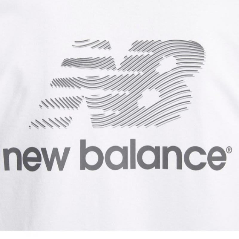 New Balance Футболка с коротким рукавом Nqj Nbnee22623 10 Uni Frozen Cool Big Logo Футболка с коротким рукавом