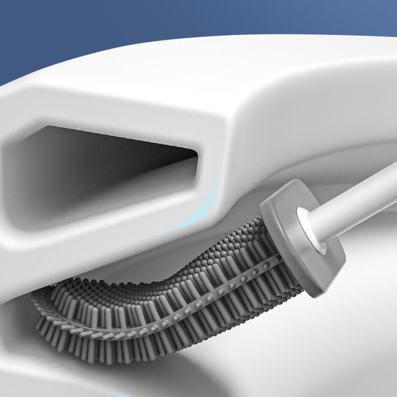 Настенная щетка для унитаза из силикона TPR с держателем, чистящие средства для туалета, аксессуары для чистки, аксессуары для ванной комнаты MIT