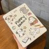 For iPad 2021 9th 10.2 Case Cute Kitty Family Pattern iPad Smart Tri-Fold Case for iPad 2022 10th Air4 Air5 10.9 2018 6th/5th 9.7 with Pencil Holder