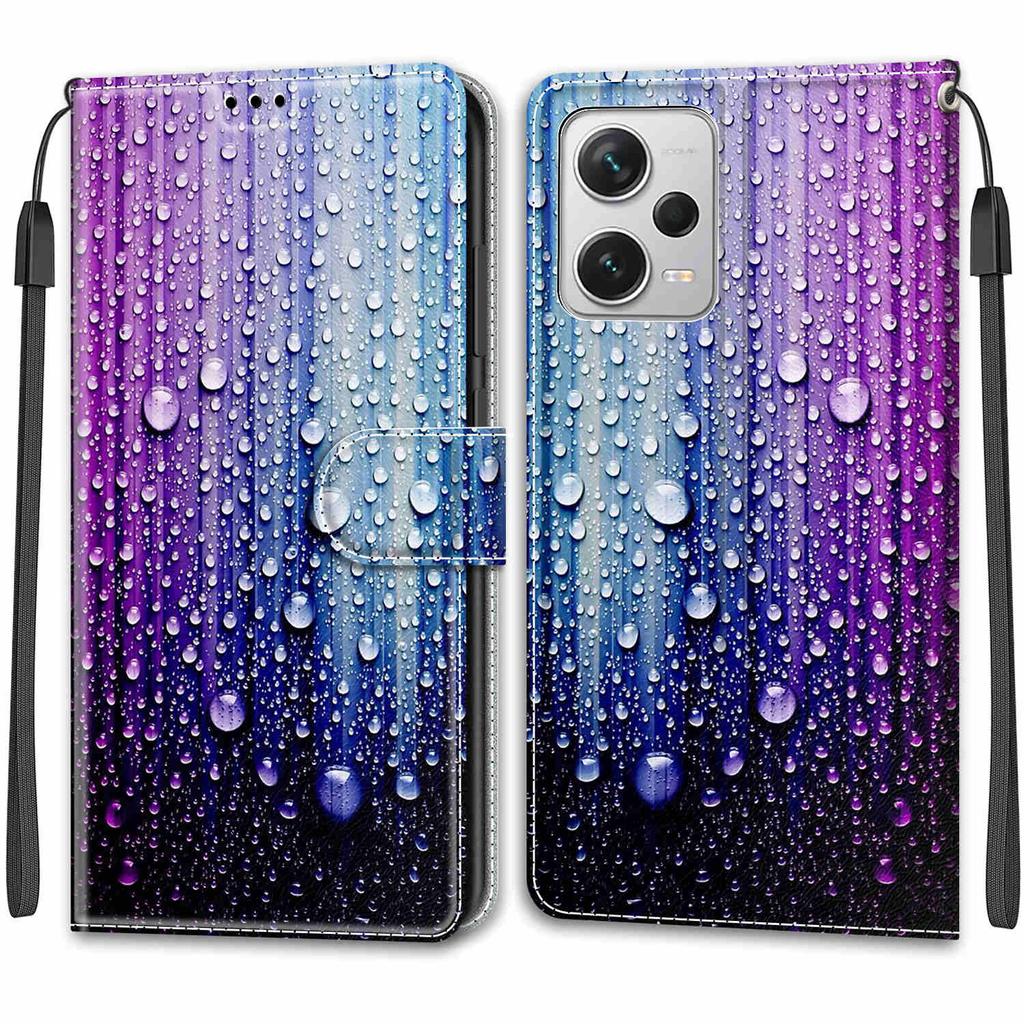 Роскошный окрашенный кожаный чехол для Redmi Note12 Note11 Note10 Note9 Note8T Защитный чехол-книжка для Redmi 10C K40S 9A 9C 10A 6A 7A Redmi10