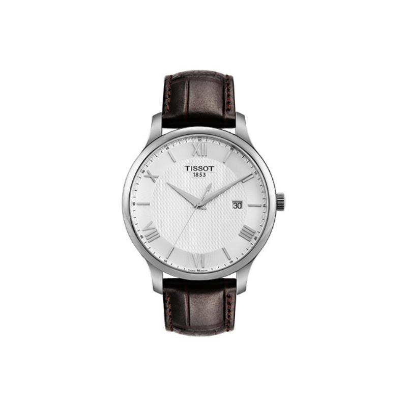 Tissot Коллекция Junya Кварцевый механизм Модный тренд Мужские часы Часы 42 мм Серебристый циферблат Корпус из нержавеющей стали T063.610.16.038.00
