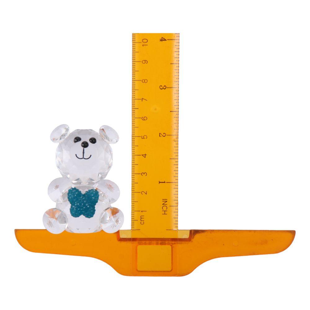 Bear Crystal Baby Bear Figurine Collection Colorful Cute Bear Statue Pretty Glass Ornament Home