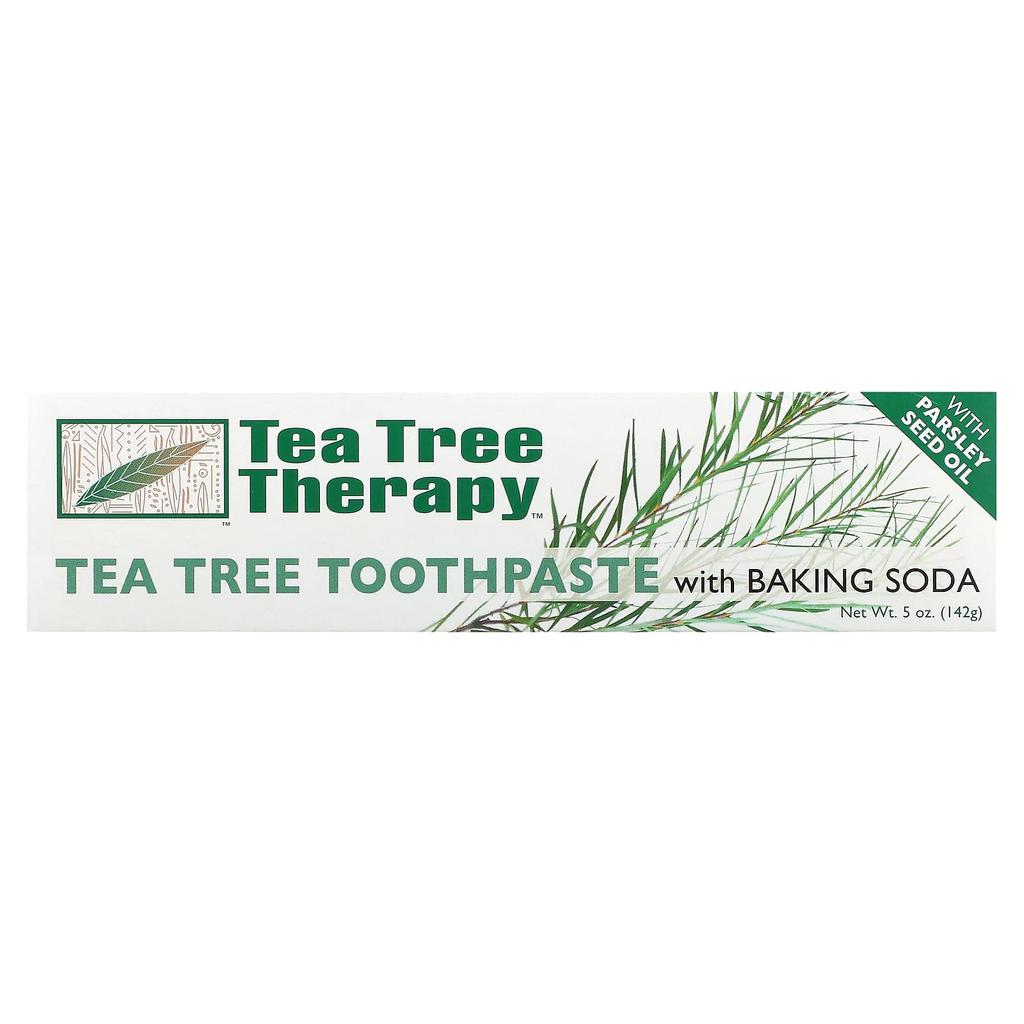 Tea Tree Therapy Зубная паста с экстрактом чайного дерева и пищевой содой, 5 унций (142 г)