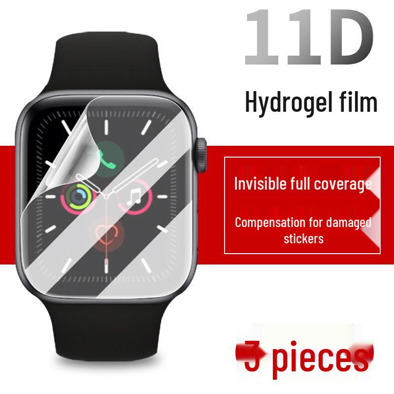 Совместимая гидрогелевая пленка для Apple iWatch Серии 9/7/6/5/4/3 и SE, 38/40/42/44 мм.