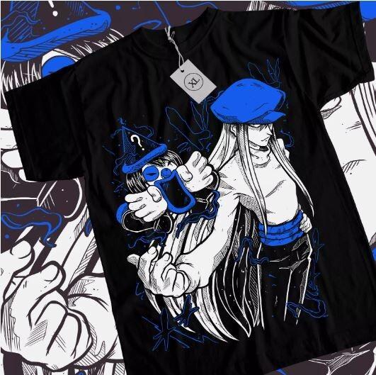 X Kite TShirt Anime Unisexga HxH Black TShirtAll Size