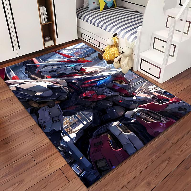 "Mecha Robot Design Carpet" suitable as a non-slip mat for the living room or bedroom sofa
