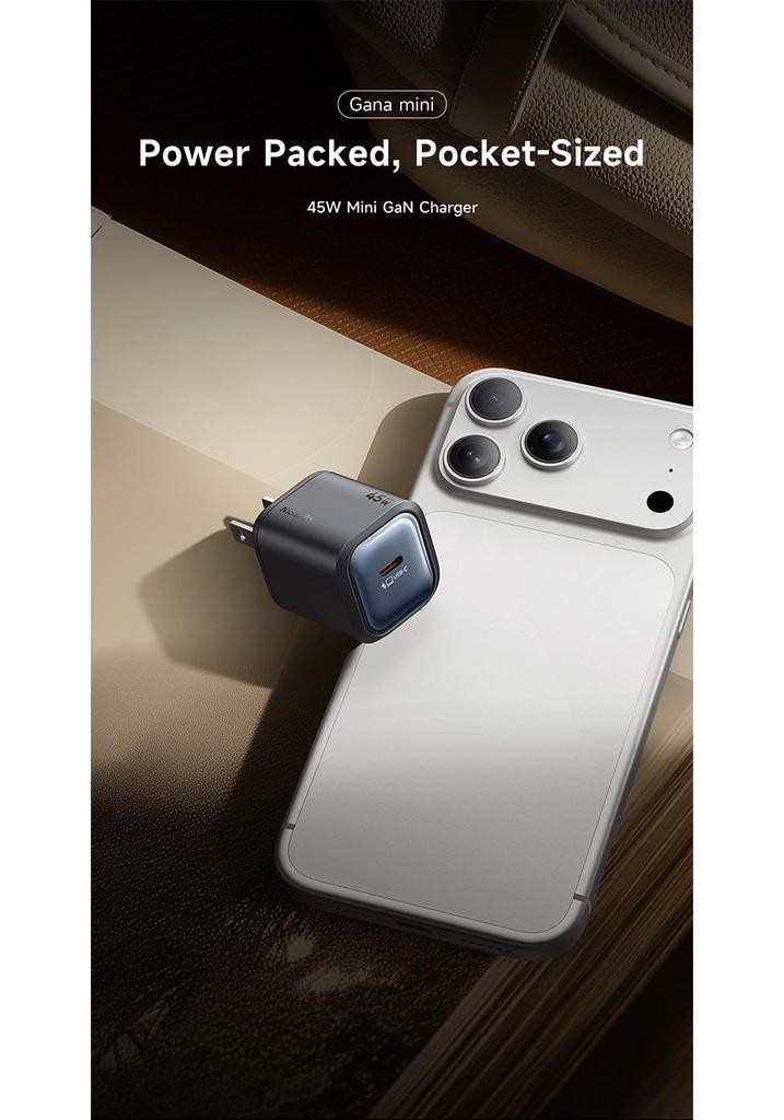 Быстрое зарядное устройство Mai Duo Duo 45 Вт GaN для устройств Huawei, Samsung и Apple