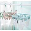 Household Extra Thick Drying Rack Heavy Duty Plastic Material Laundry Set Foldable Space Saving Drying Hanger Underwear Drying