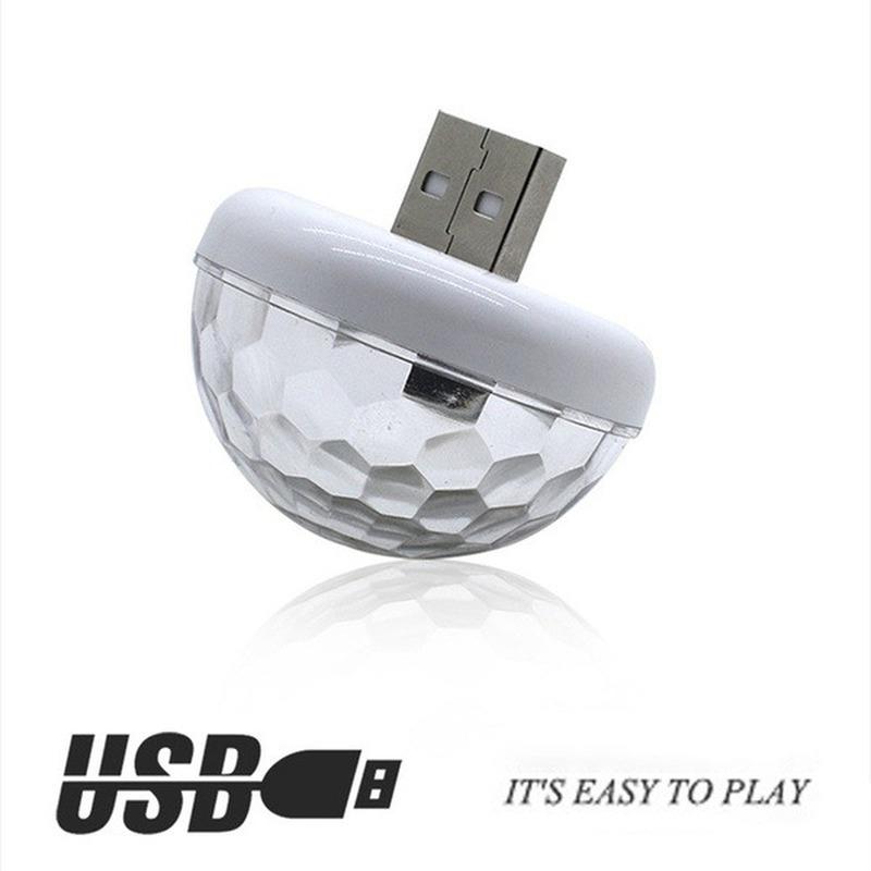 Многоцветный USB-светодиодный комплект внутреннего освещения автомобиля, атмосферный свет, неоновые красочные лампы