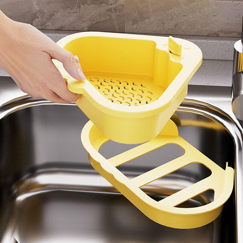 Cartoon Kitchen Drainage Basket Portable Vegetable Washer Creative Drainer