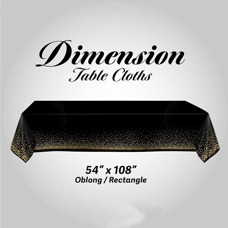 Прямоугольная пластиковая крышка стола с тиснением в горошек конфетти, для девичника, свадьбы, дня рождения девушки и детского душа, легко моется